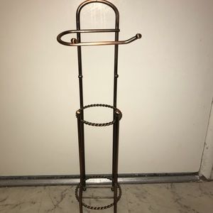 Toilet paper holder.